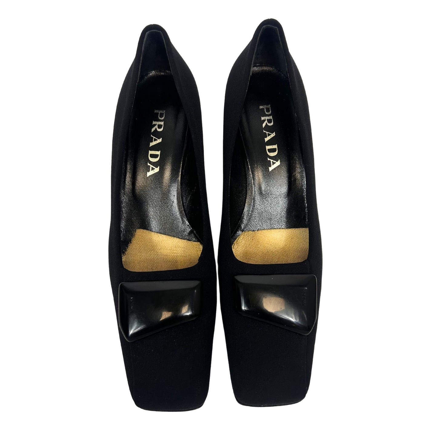 PRADA 38 Black Nylon Shoes