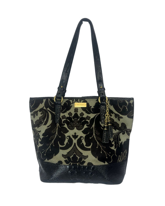 BRAHMIN Shoulder Bag Purse – Horsehair & Crocodile Texture