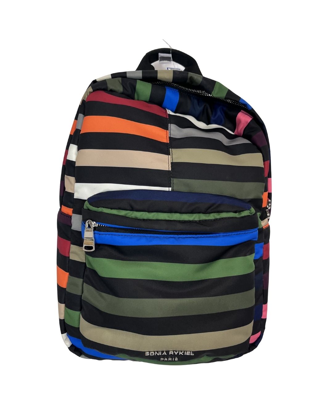 SONIA RYKIEL Nylon Multi-Color Striped Backpack