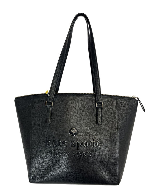 KATE SPADE Sienne Black Leather Tote Bag