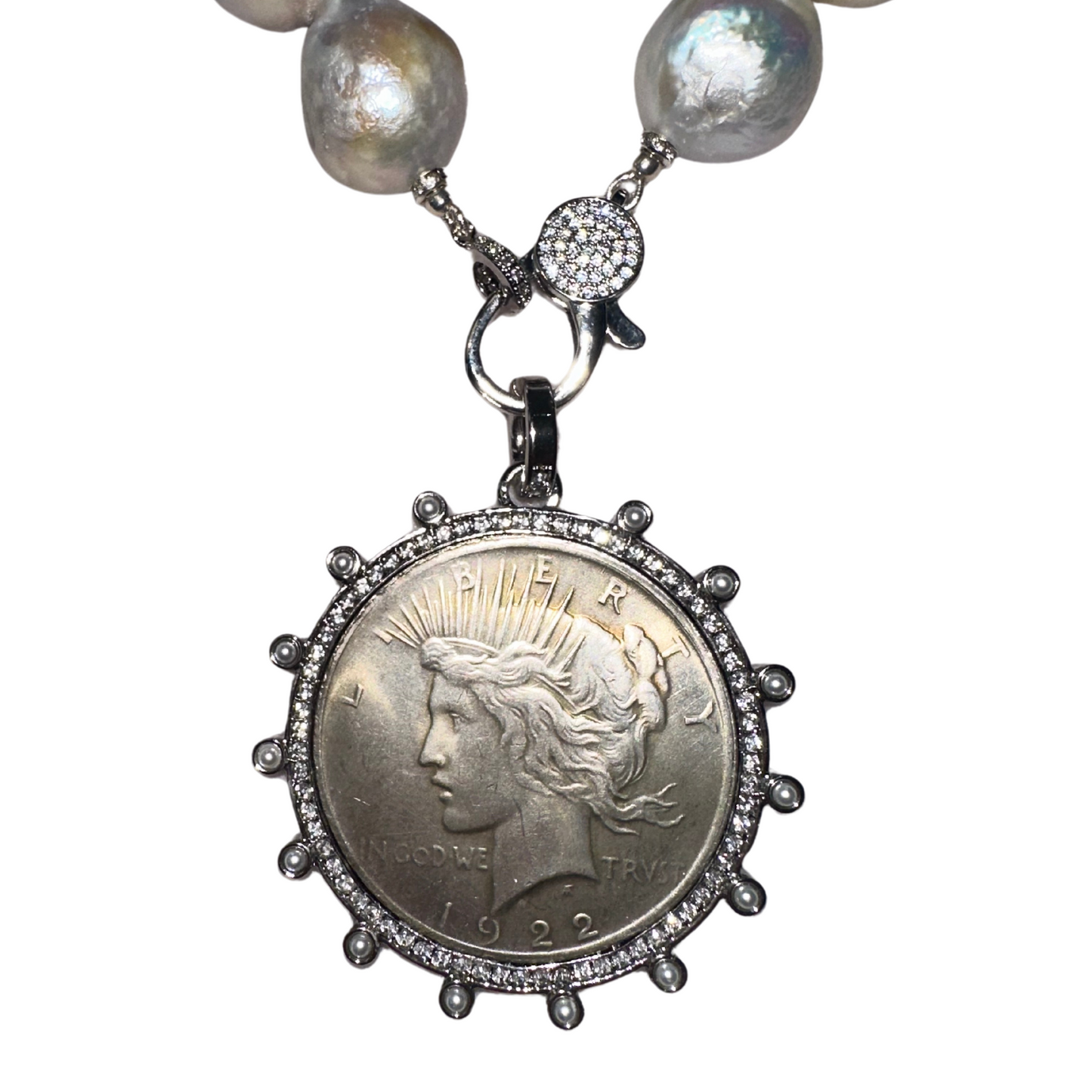 PEARLGURL Coin Necklace