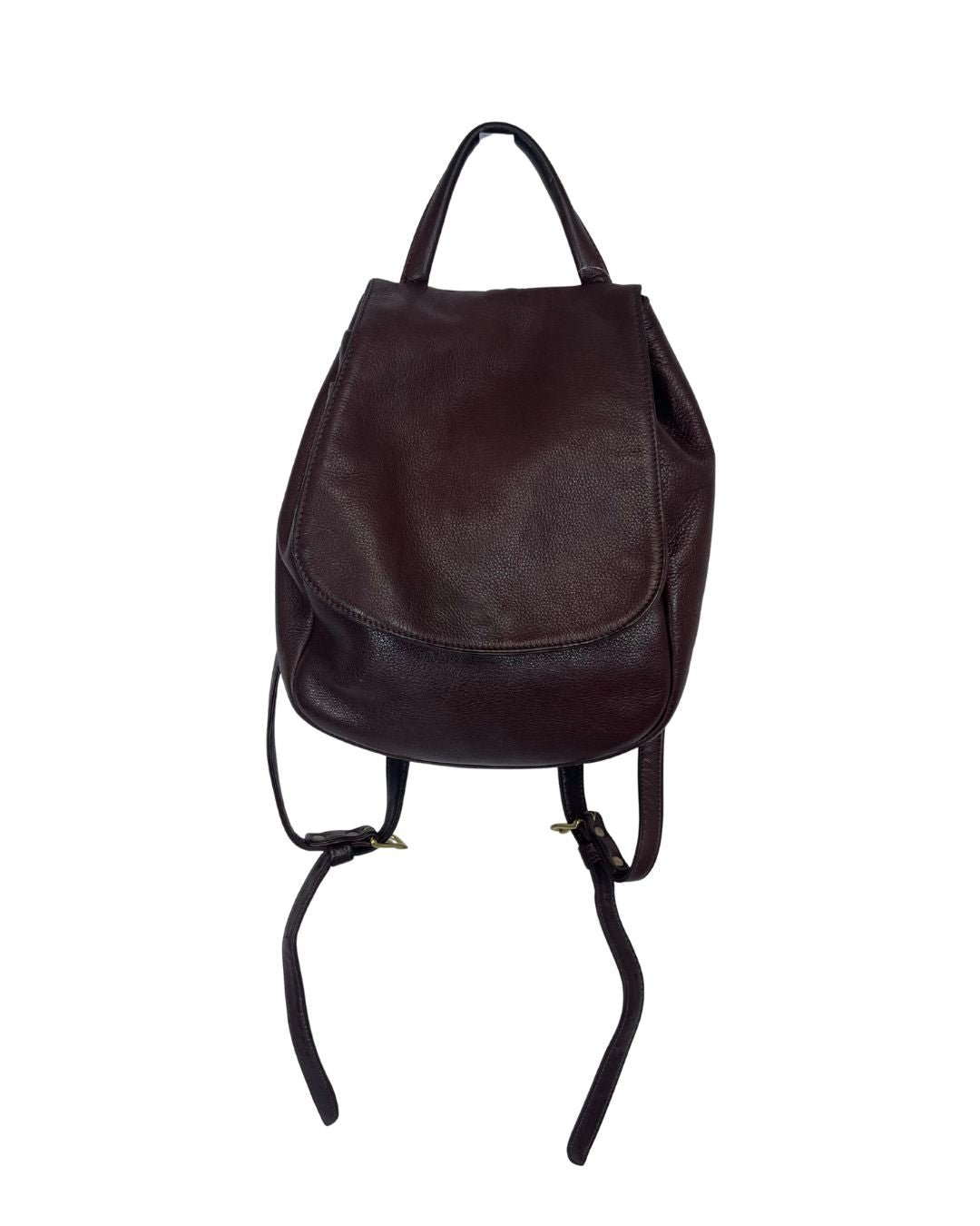 LIBAIRE Brown Leather Backpack
