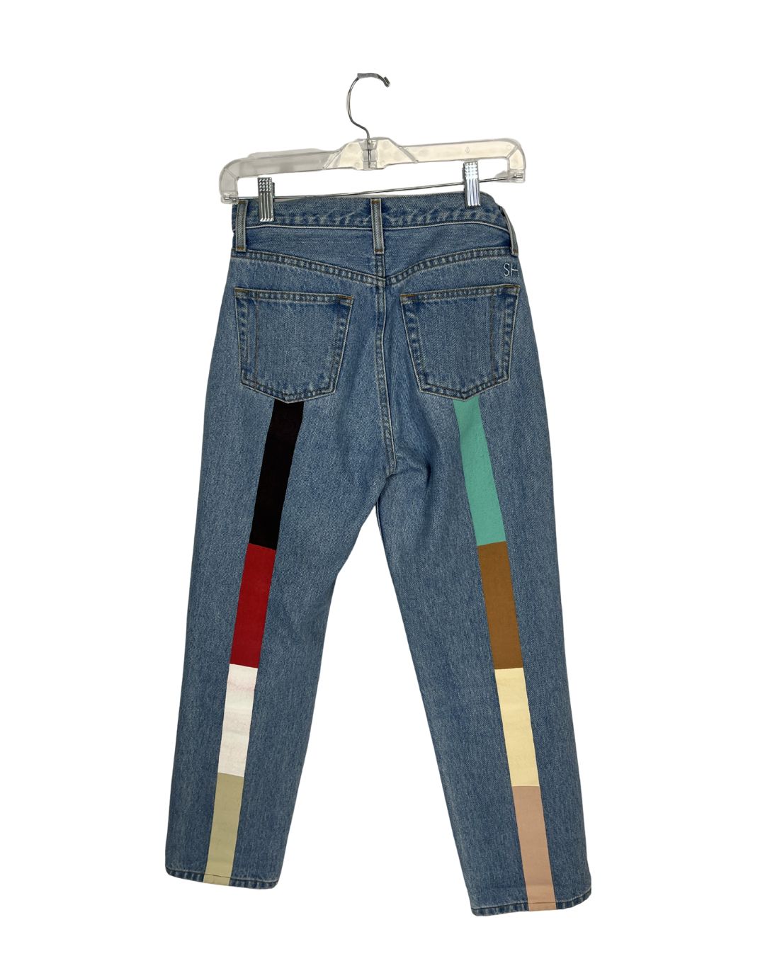 STILL Here Rainbow Tate Blue Denim Jeans (Size 24)