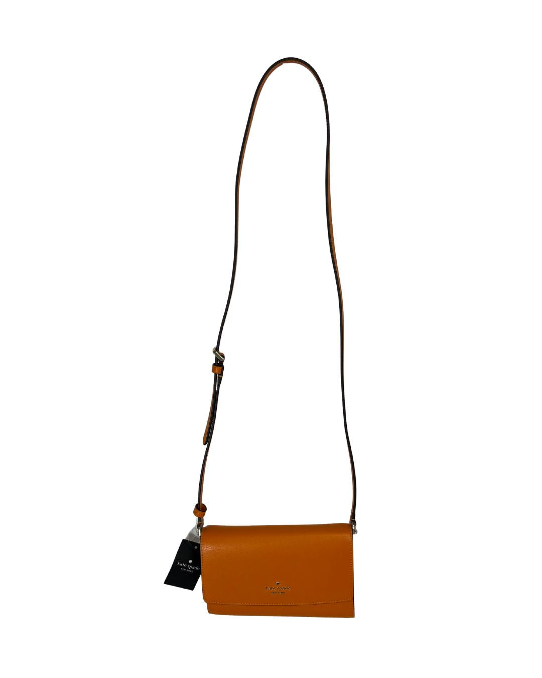 KATE SPADE Perry Saffiano Orange Leather Crossbody Bag