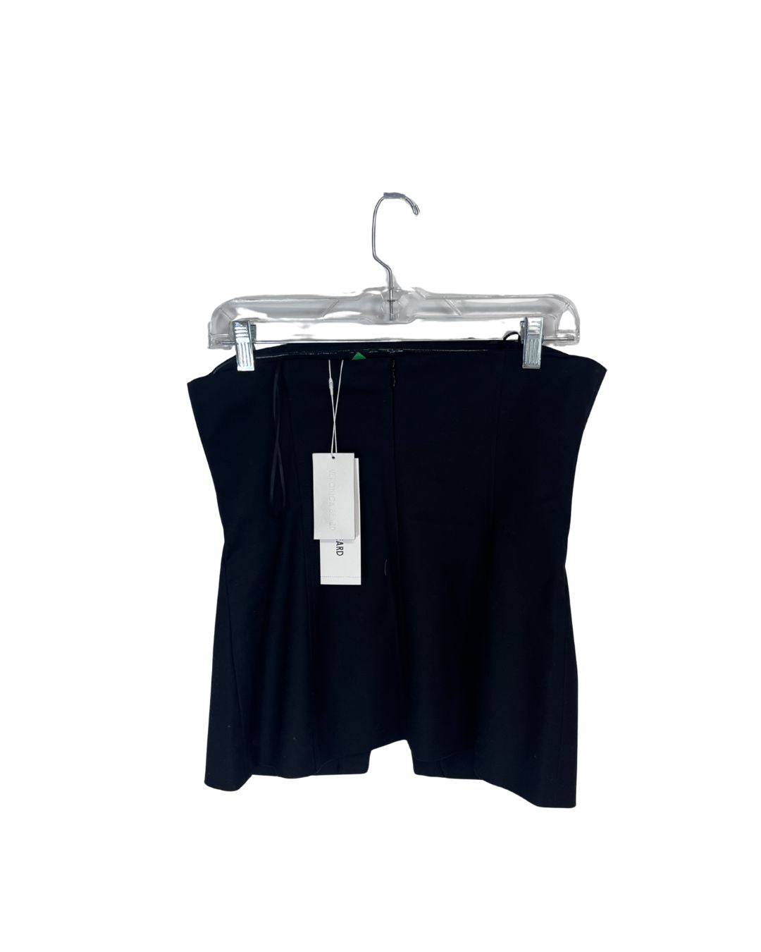VERONICA BEARD Black Strapless Bustier Top (Size 6)