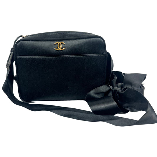 CHANEL Satin Bow Shoulder Bag