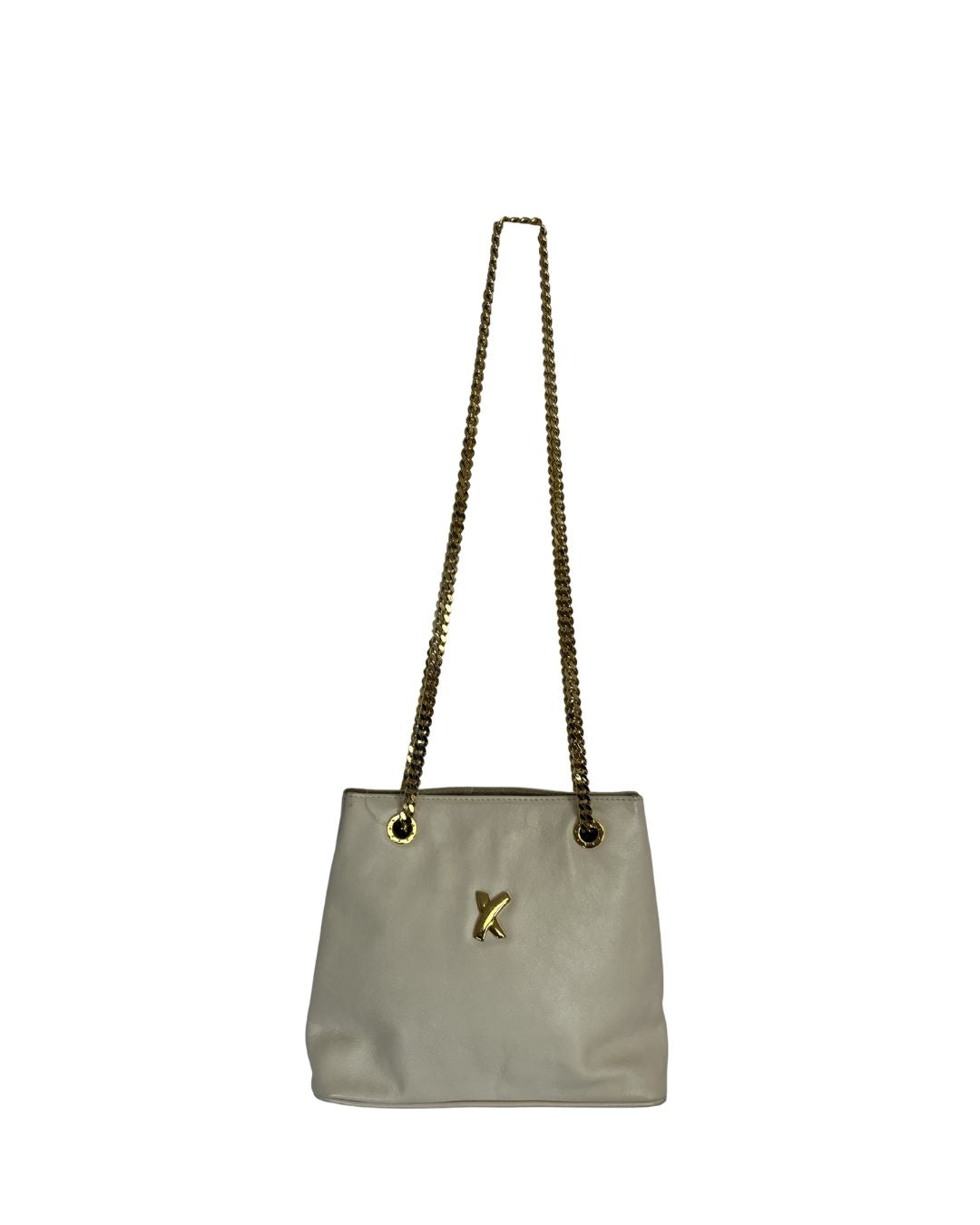 PALSMA PICASSO Ivory Leather Shoulder Bag