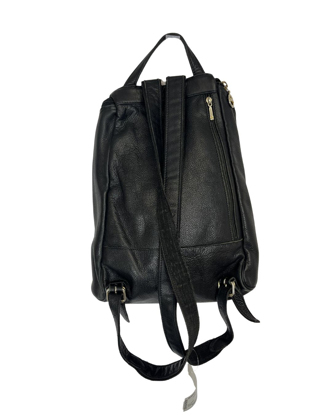 LONGCHAMP Black Leather Backpack