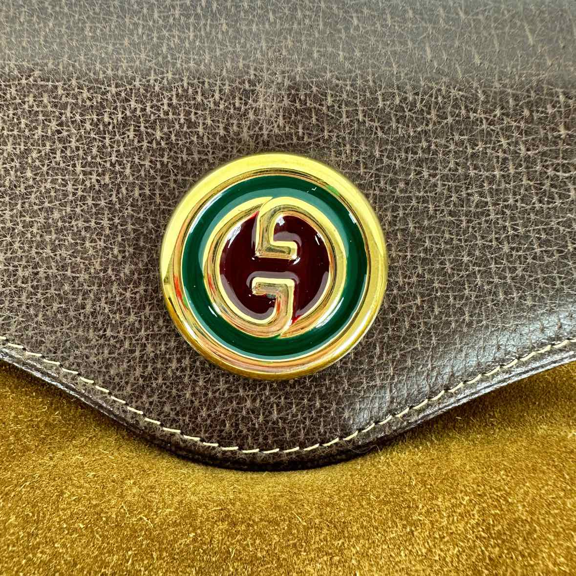 GUCCI Brown Clutch Purse