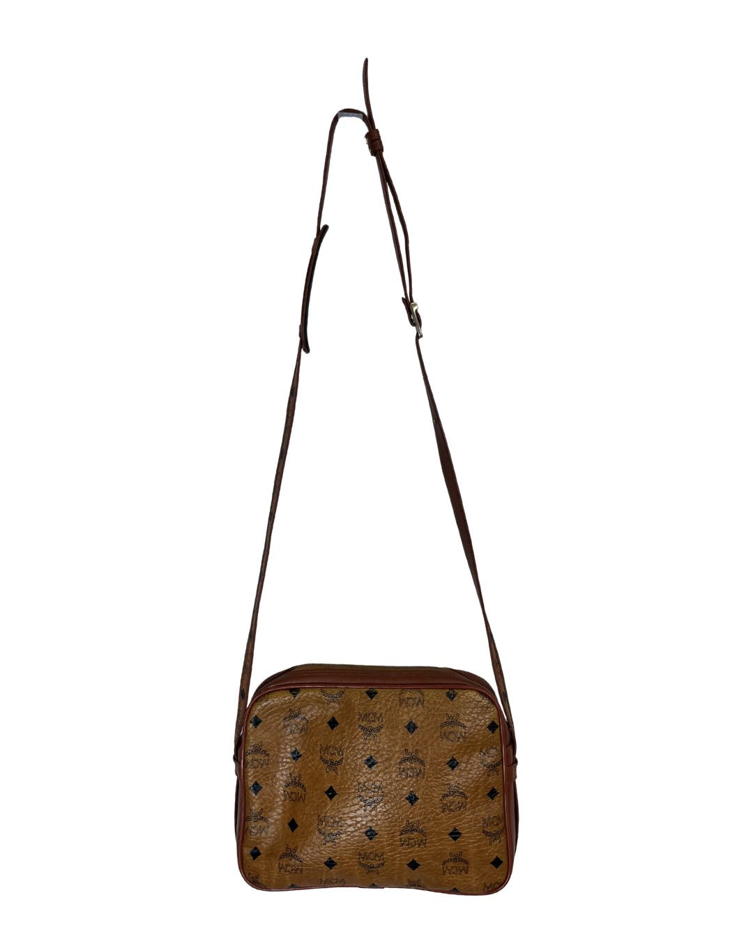 MCM Vintage Visetos Monogram Crossbody Bag