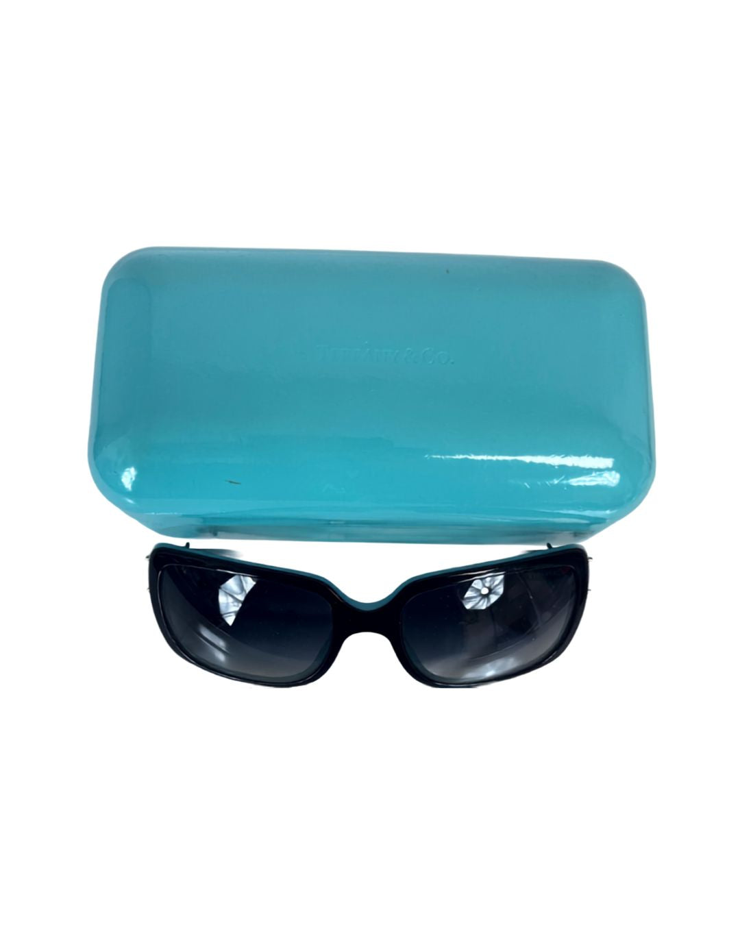 TIFFANY & CO. TF4047B Crystal Rectangle Sunglasses