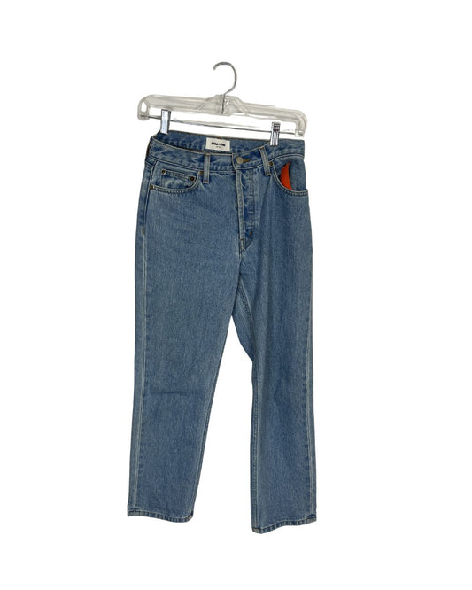 STILL Here Rainbow Tate Blue Denim Jeans (Size 24)