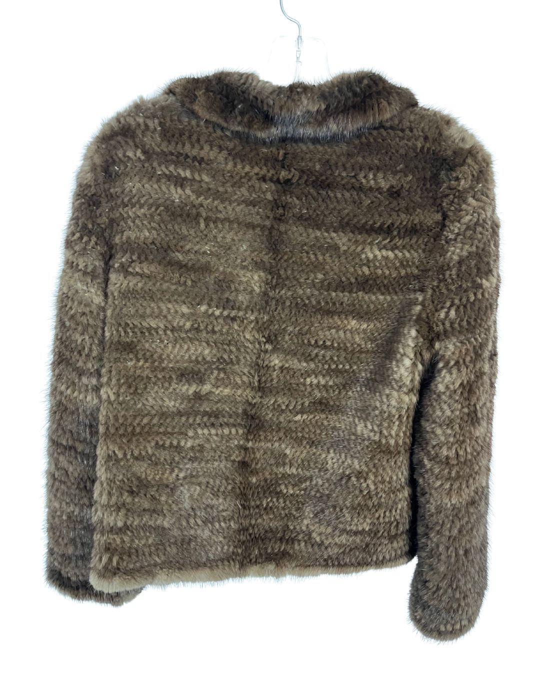 TRILOGY Brown Fur Jacket (Size M)