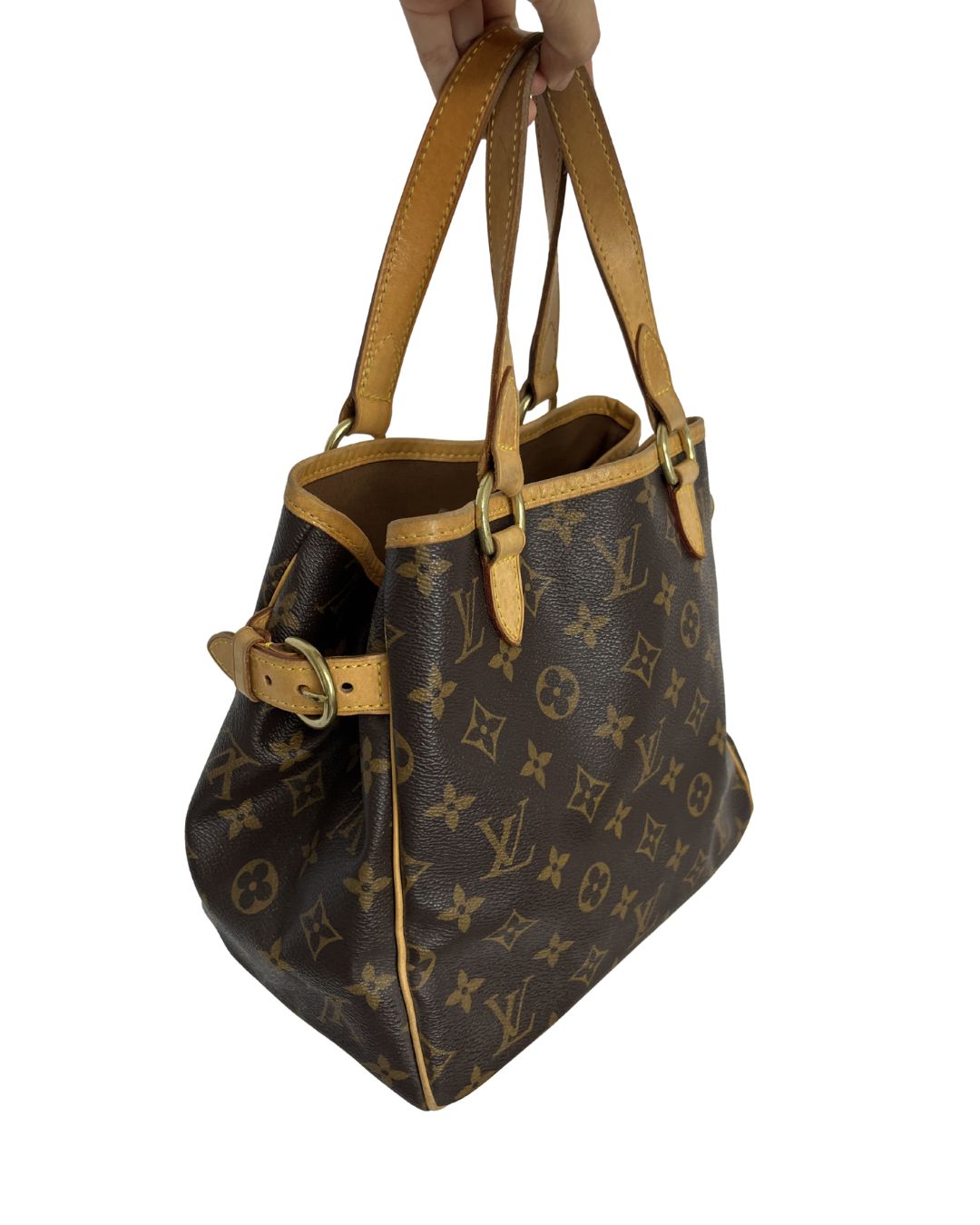 LOUIS VUITTON Batignolles Monogram Canvas Brown Handbag