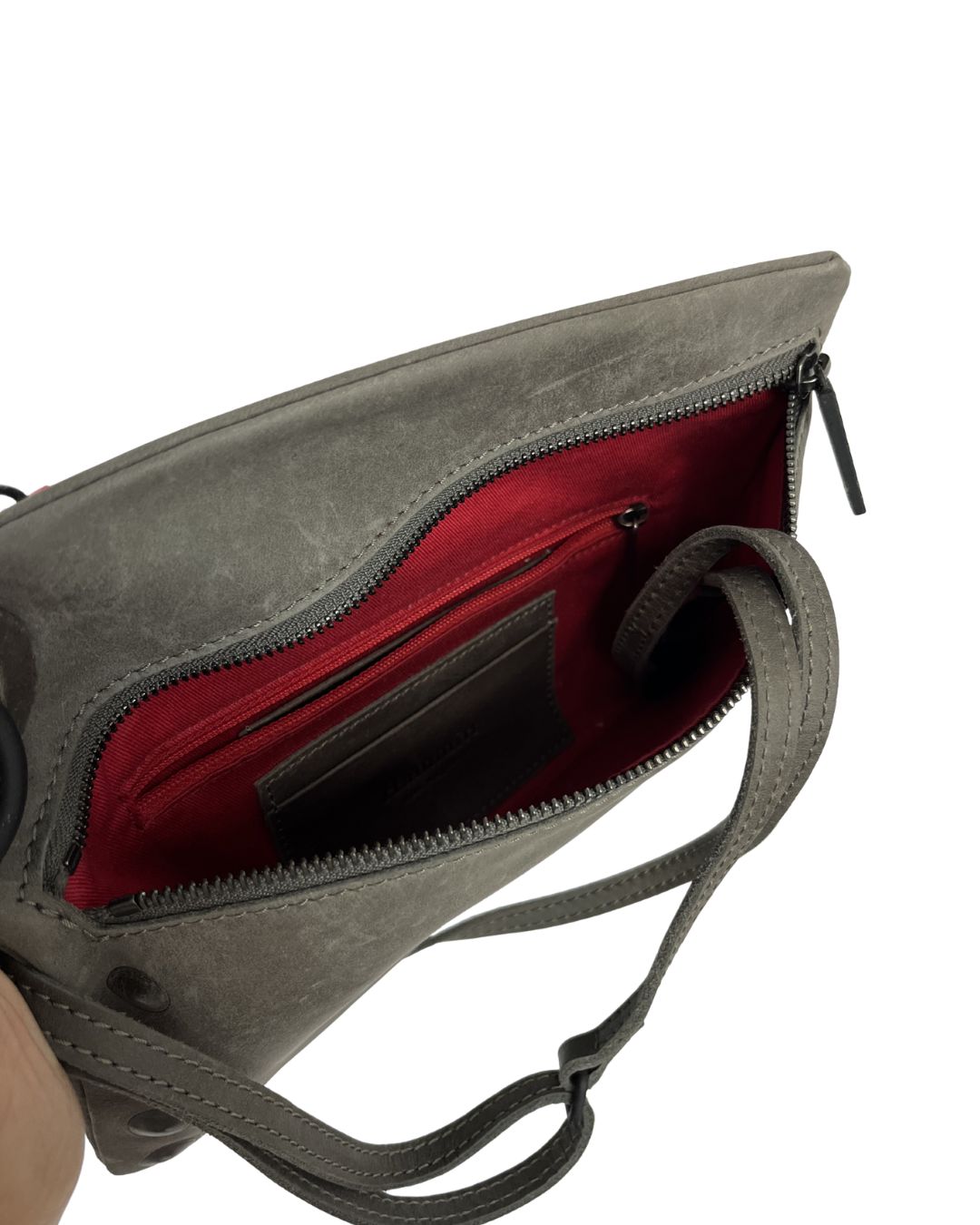 HAMMITT Nash Gray Small Crossbody Bag