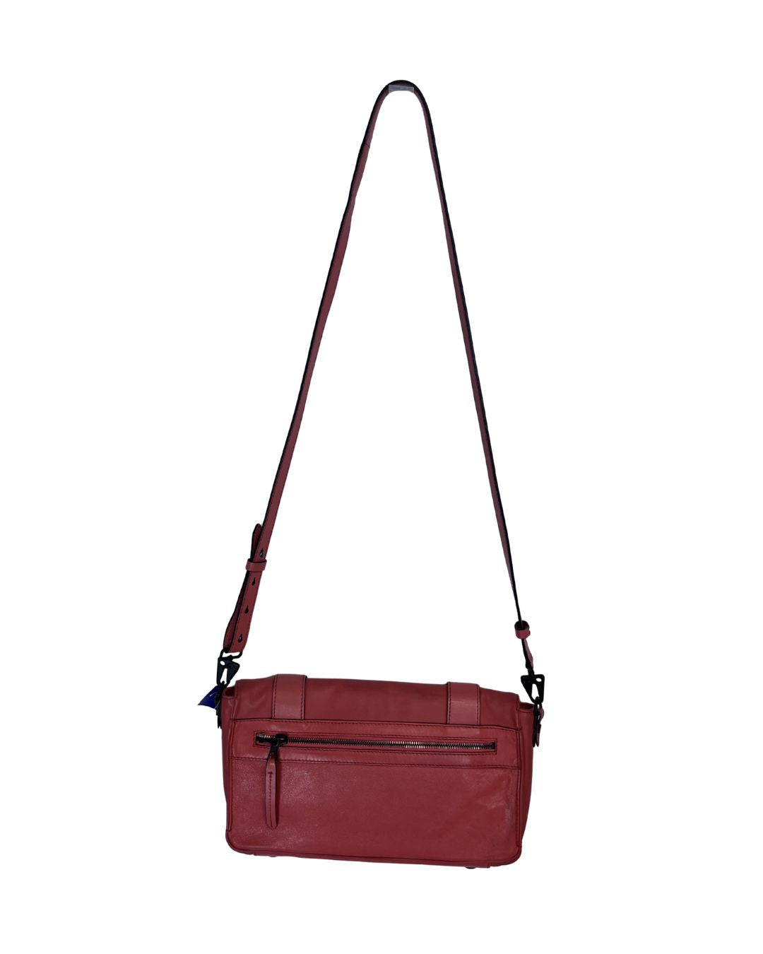RAG & BONE Red Leather Pilot Crossbody Bag