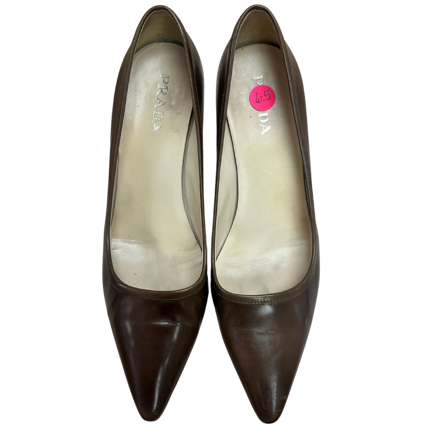 PRADA Brown Leather Pumps