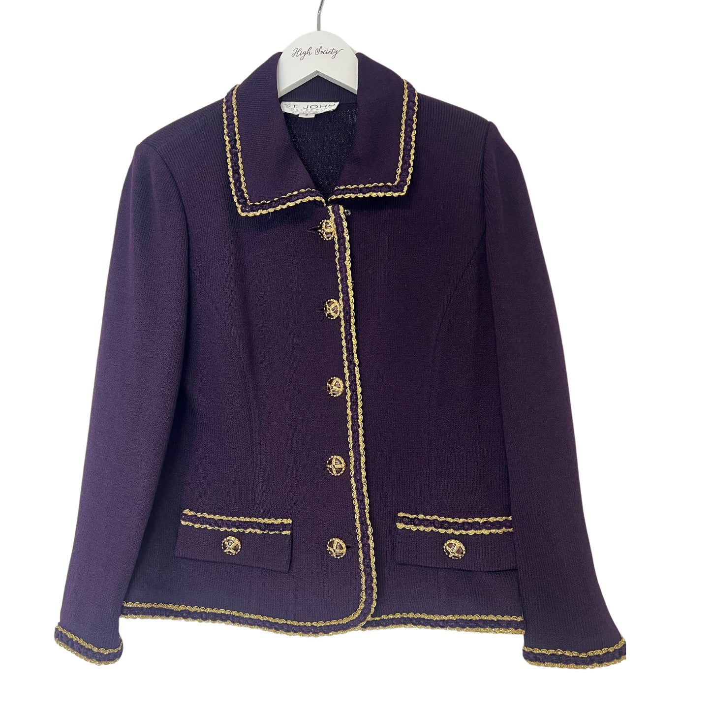 ST JOHN Purple Jacket