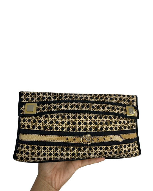 CESARE PICCINI Vintage Tan Wallet Clutch