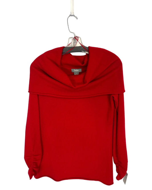 NEIMAN MARCUS Red Cowl Neck Cashmere Sweater (Size S)