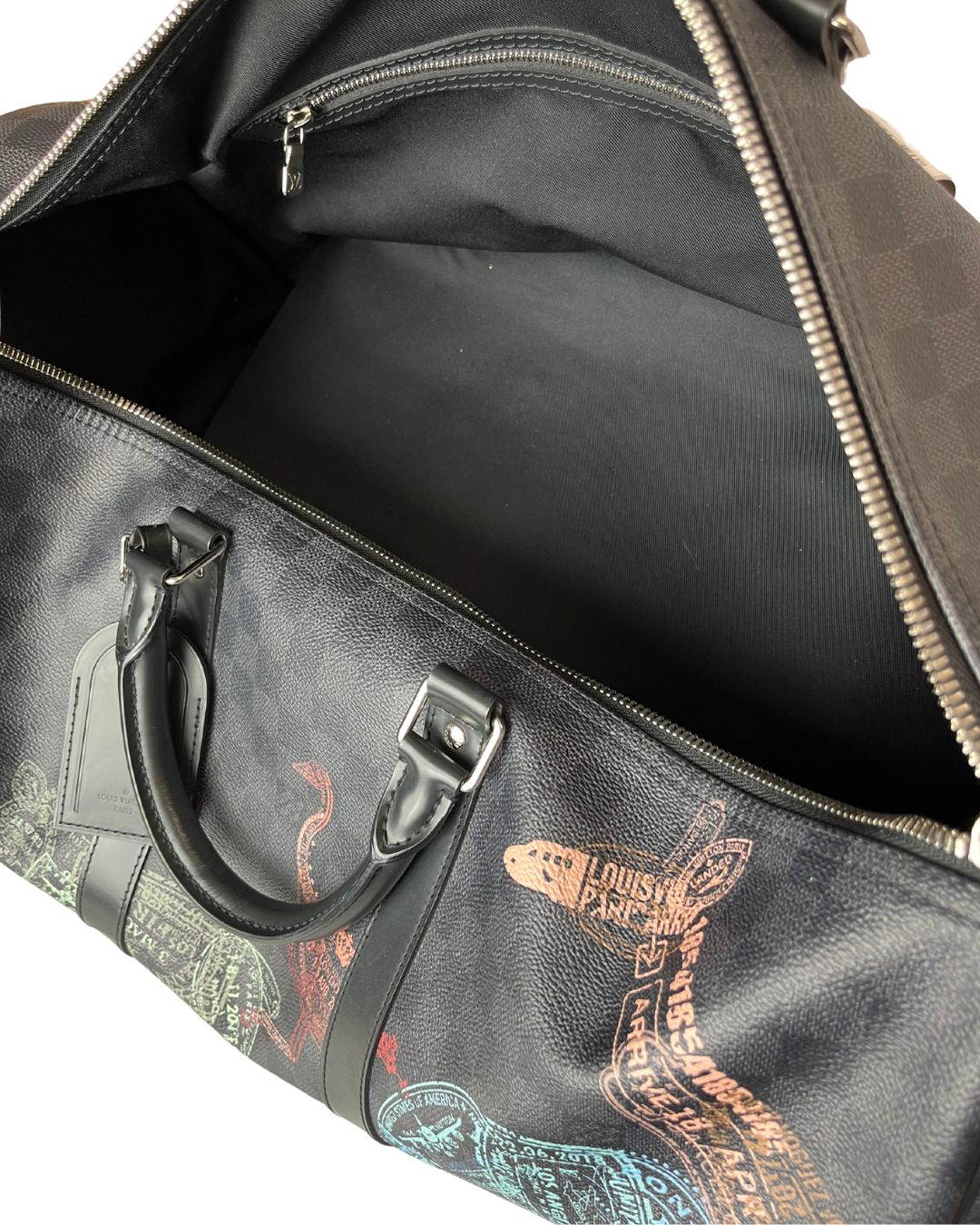 LOUIS VUITTON Keepall Bandouliere Travel Bag