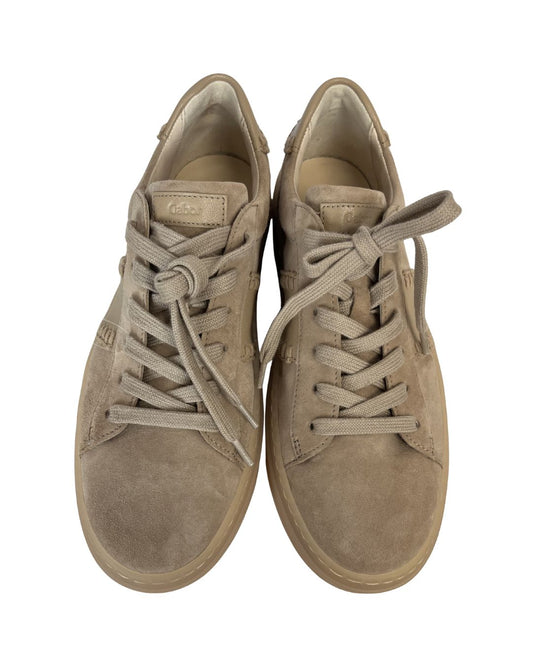 GABOR Beige Suede Sneakers (Size 7.5)