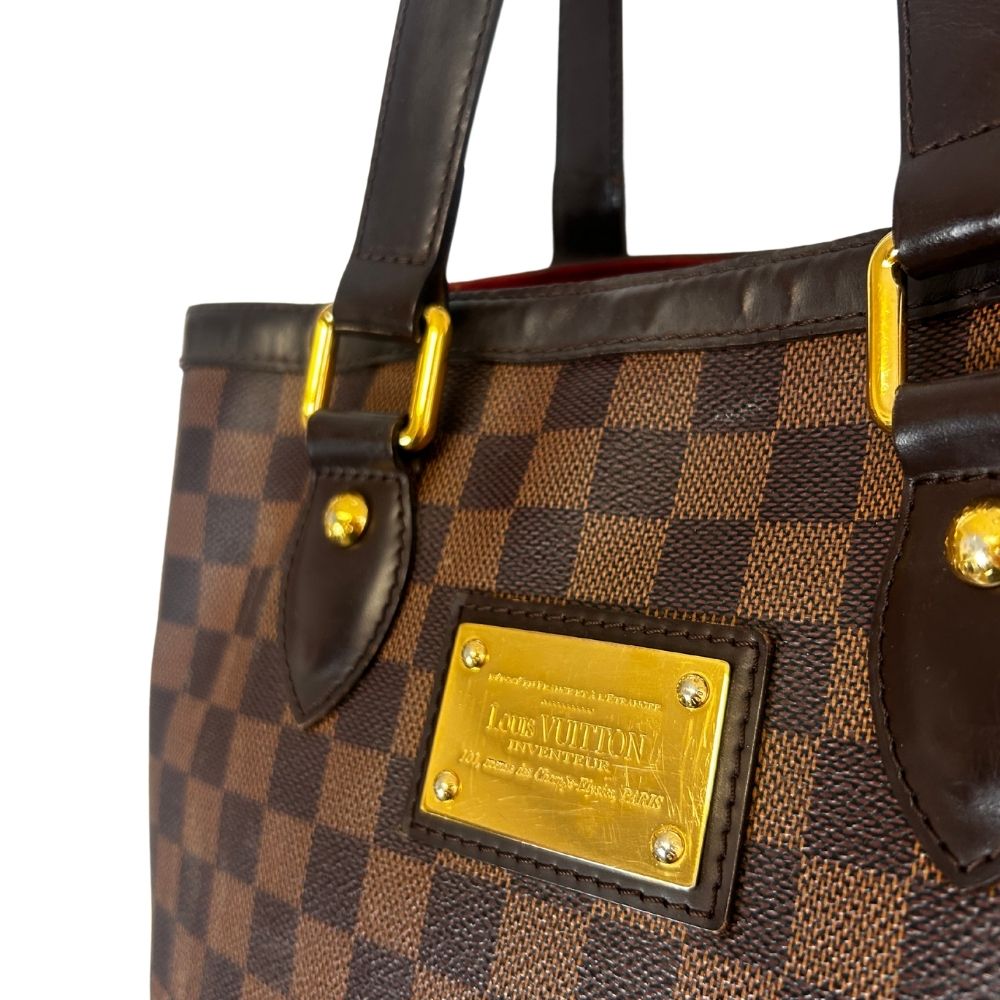 LOUIS VUITTON Damier Ebene Hampstead PM Tote