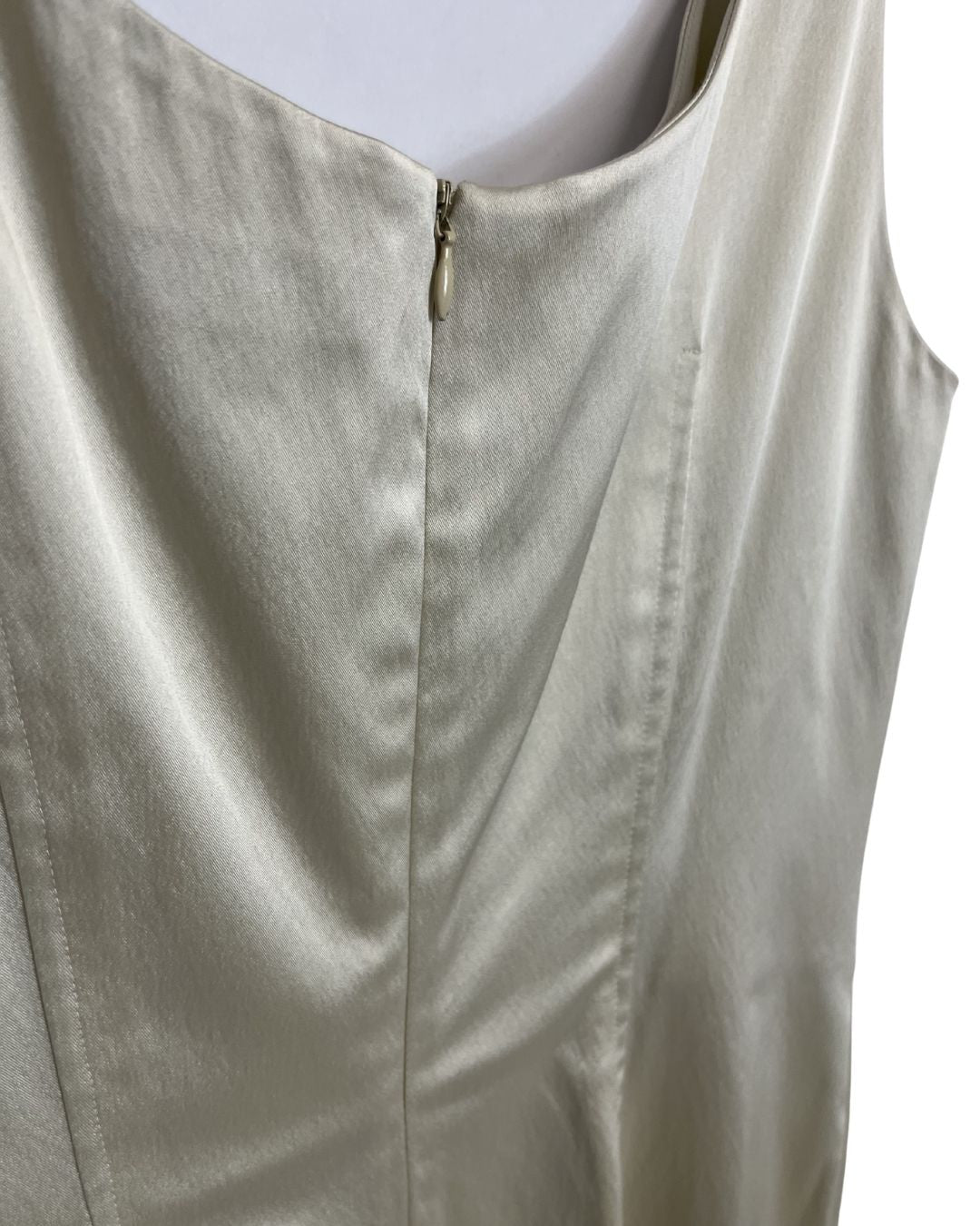 GIORGIO ARMANI Gold Silk Dress (Size 10)