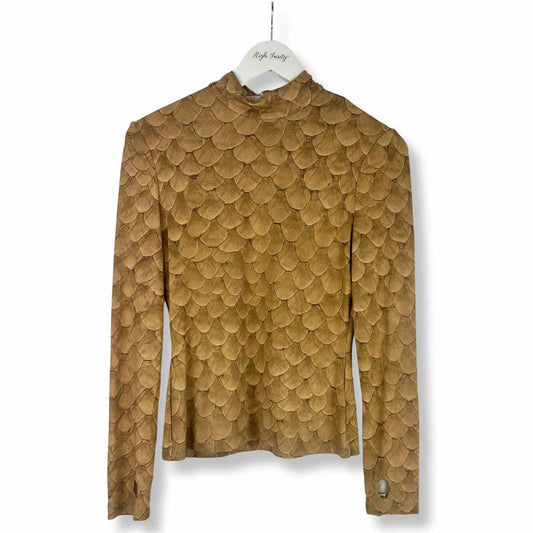 BURBERRY Fish Scale Jersey Top