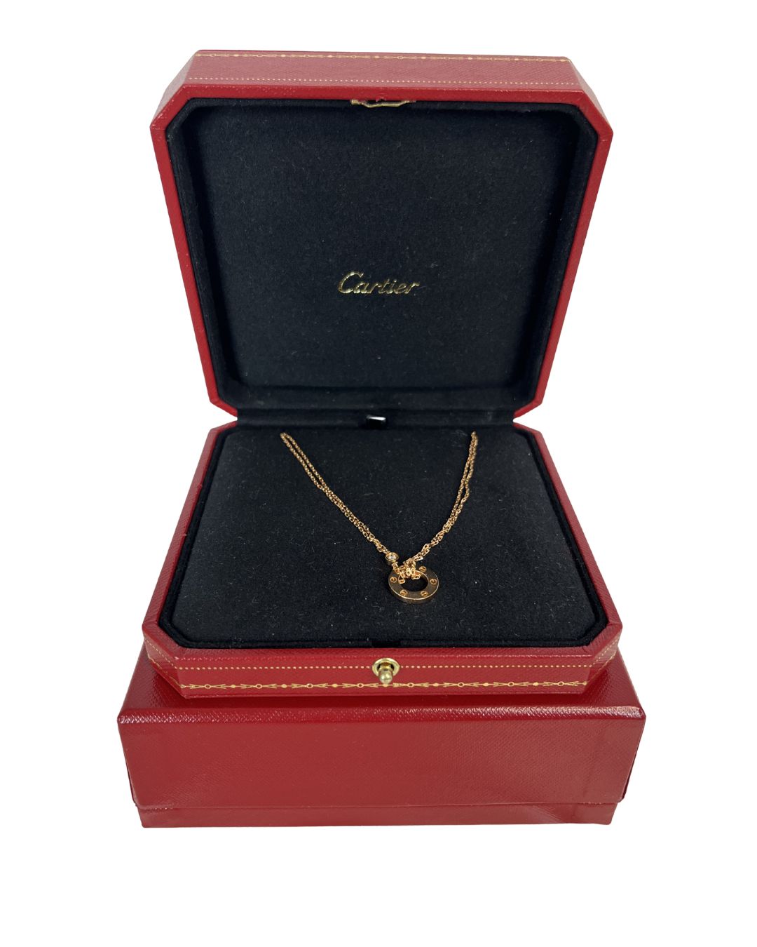 CARTIER Love Pendant Gold Necklace