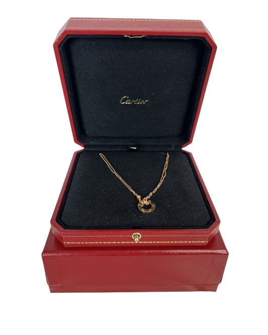 CARTIER Love Pendant Gold Necklace