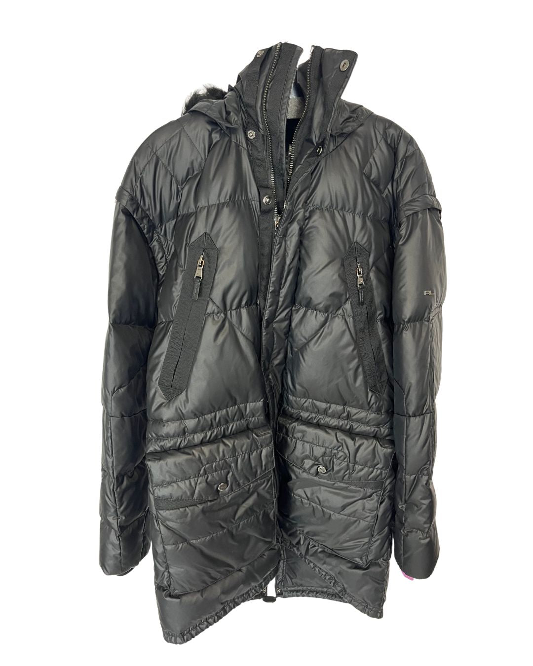 RALPH LAUREN Black Puffer Coat (Size M)