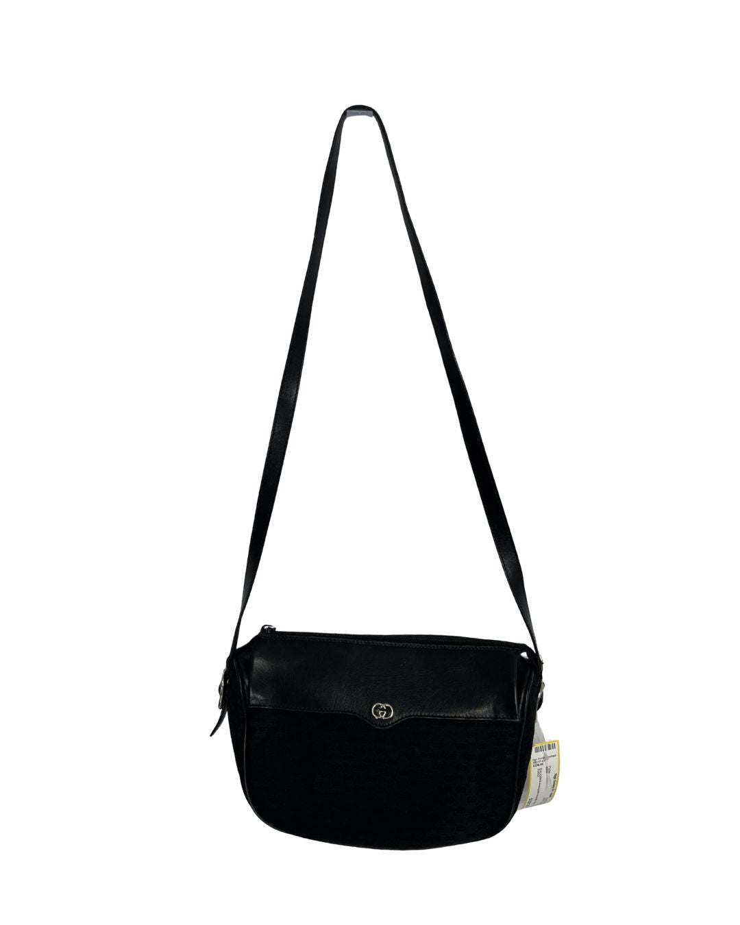GUCCI Vintage Black Monogram Crossbody Bag