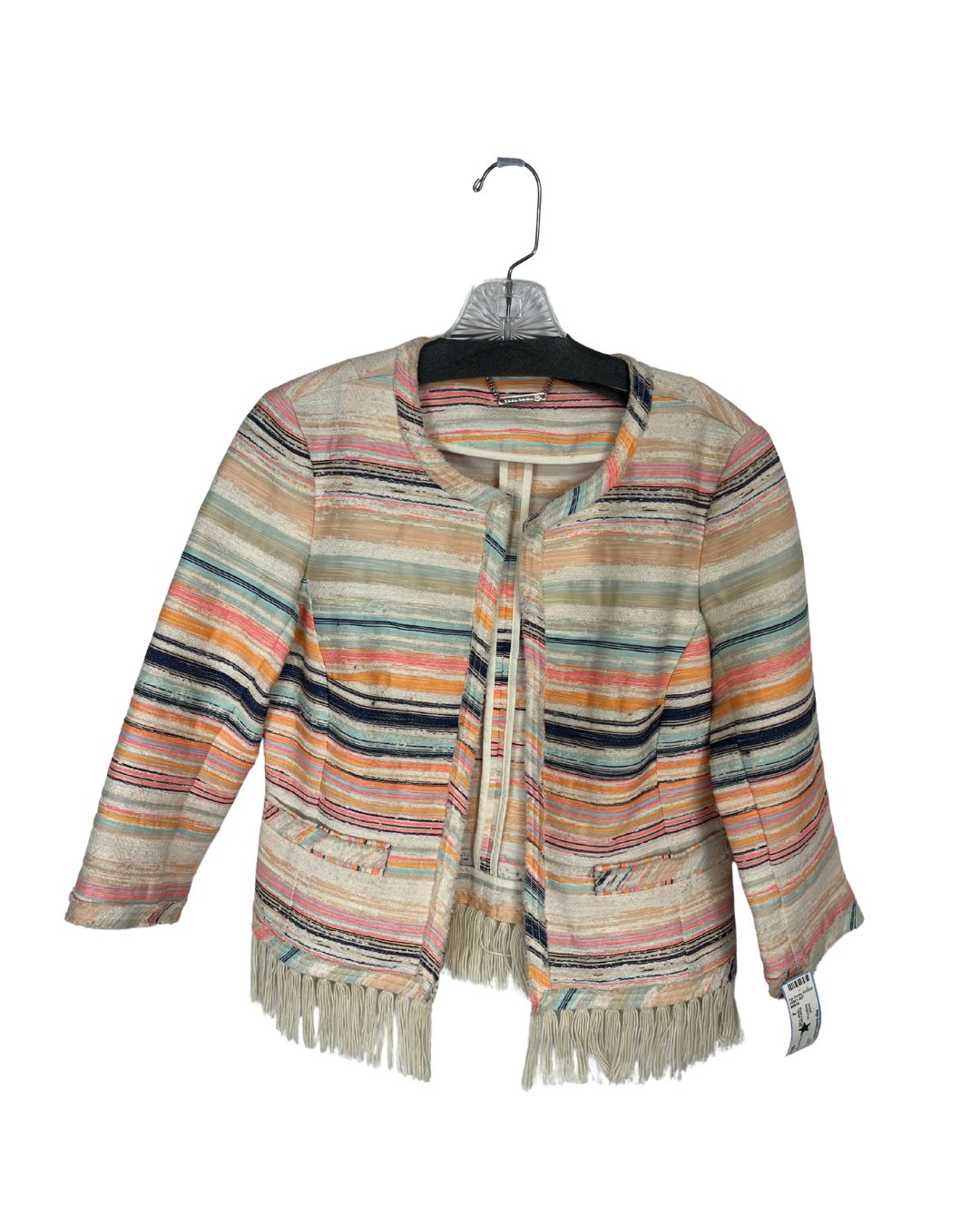 TRINA TURK Nani Stripe Woven Jacket (Size 2)