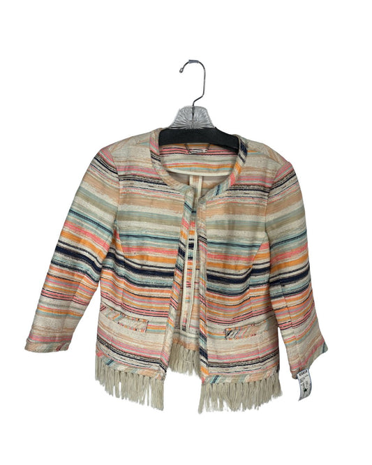 TRINA TURK Nani Stripe Woven Jacket (Size 2)