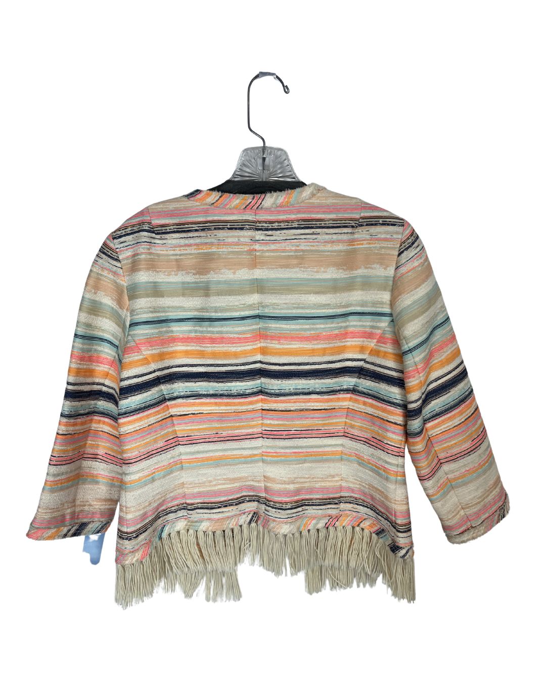 TRINA TURK Nani Stripe Woven Jacket (Size 2)