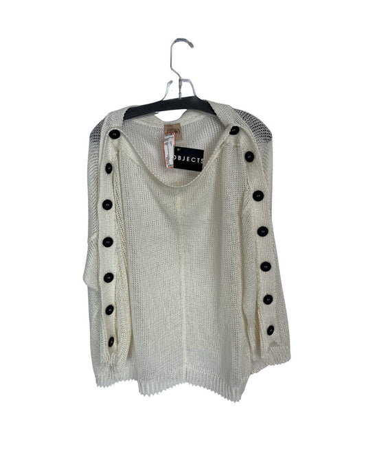 NUDE Ivory Knit Sweater (Size XL)