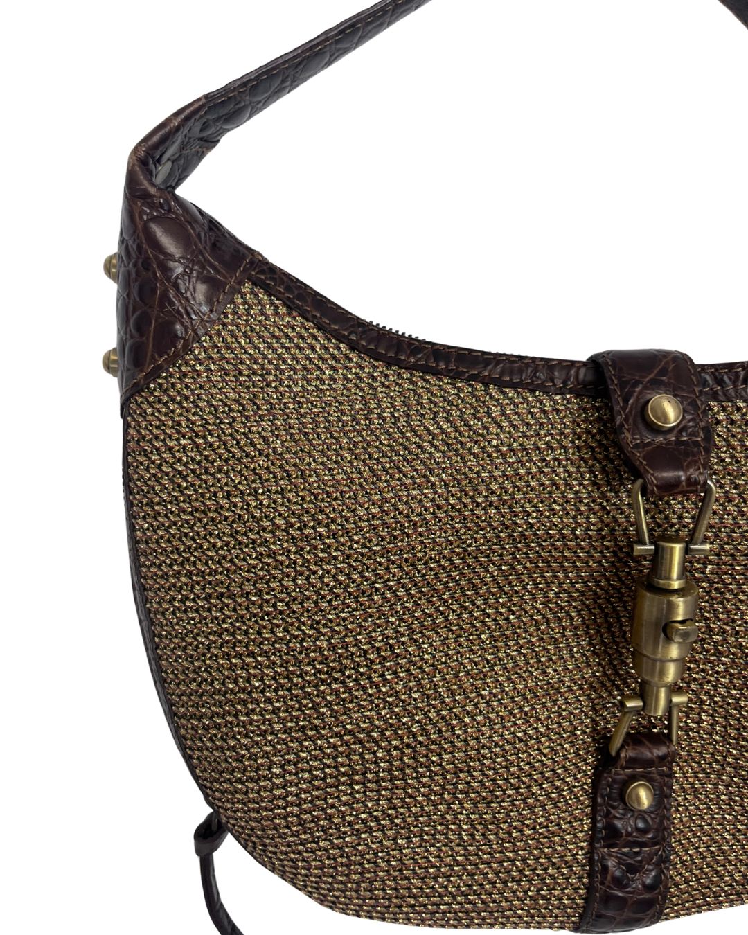 ERIC JAVITS Brown Woven Handbag