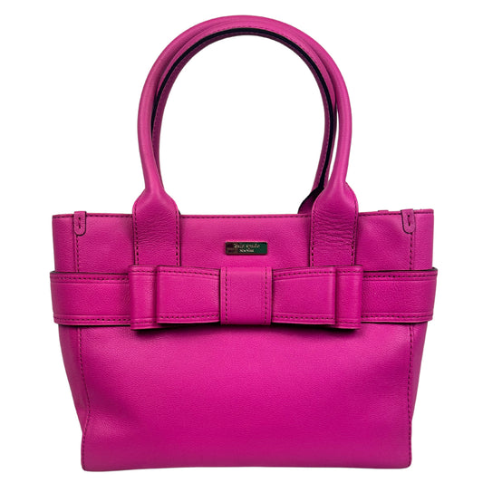 KATE SPADE Solid Leather Tote Bag