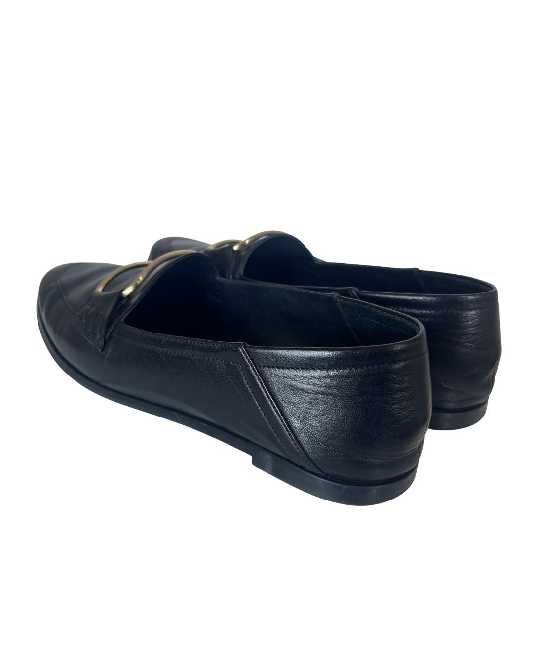 FRAME Black Loafer Flats (Size 6.5)