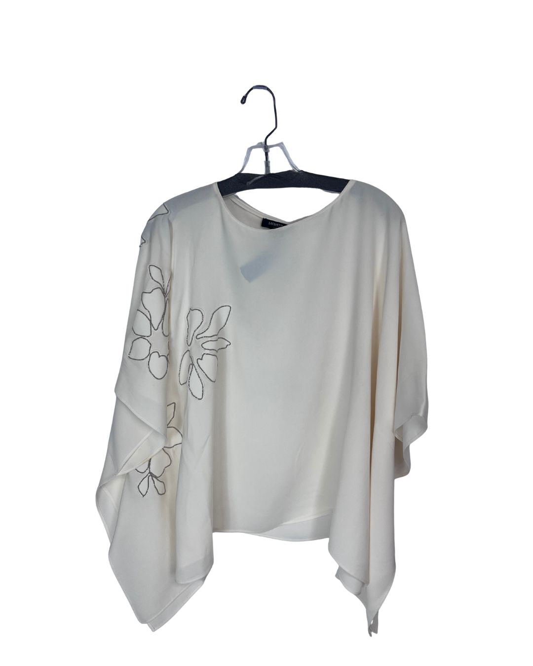 LAFAYETTE 148 Oversized Ponch Ivory Top (Size S)