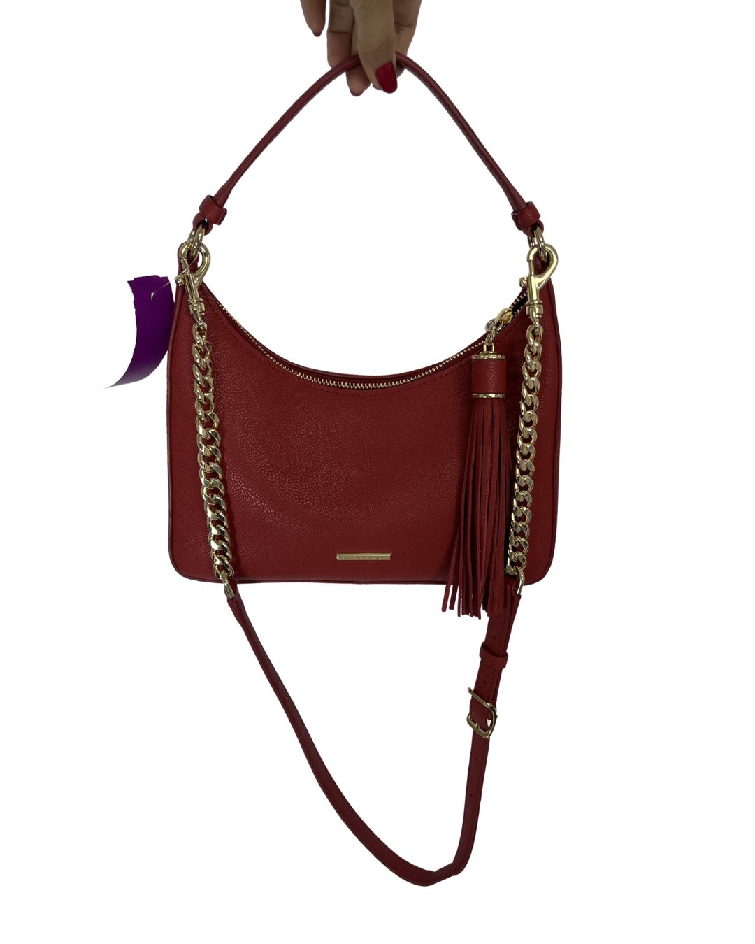 REBECCA MINKOFF Red Leather Handbag