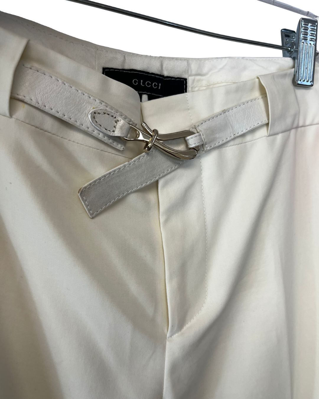 GUCCI White Pants/Trousers (Size S)