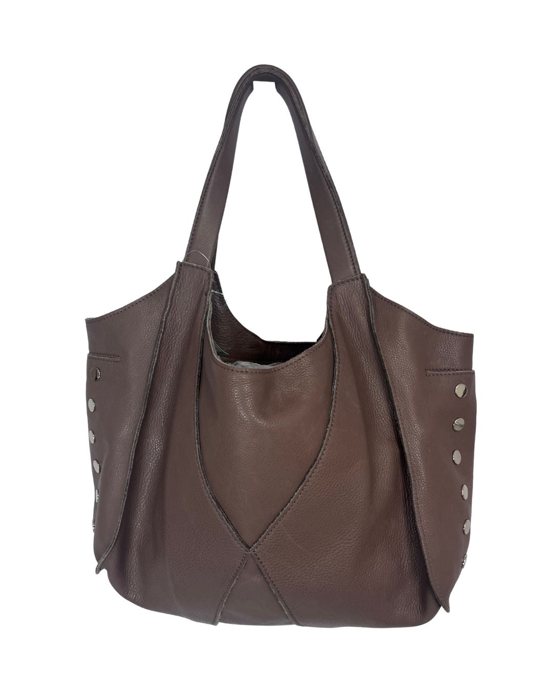 HAMMITT Taupe Leather Hobo Shoulder Bag