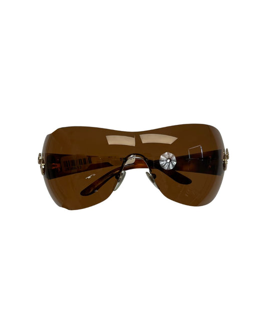 BVLGARI Frameless Shield Sunglasses