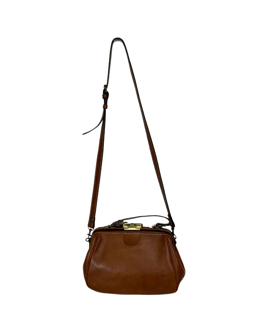 PATRICIA NASH Gracchi Satchel Brown Leather Handbag