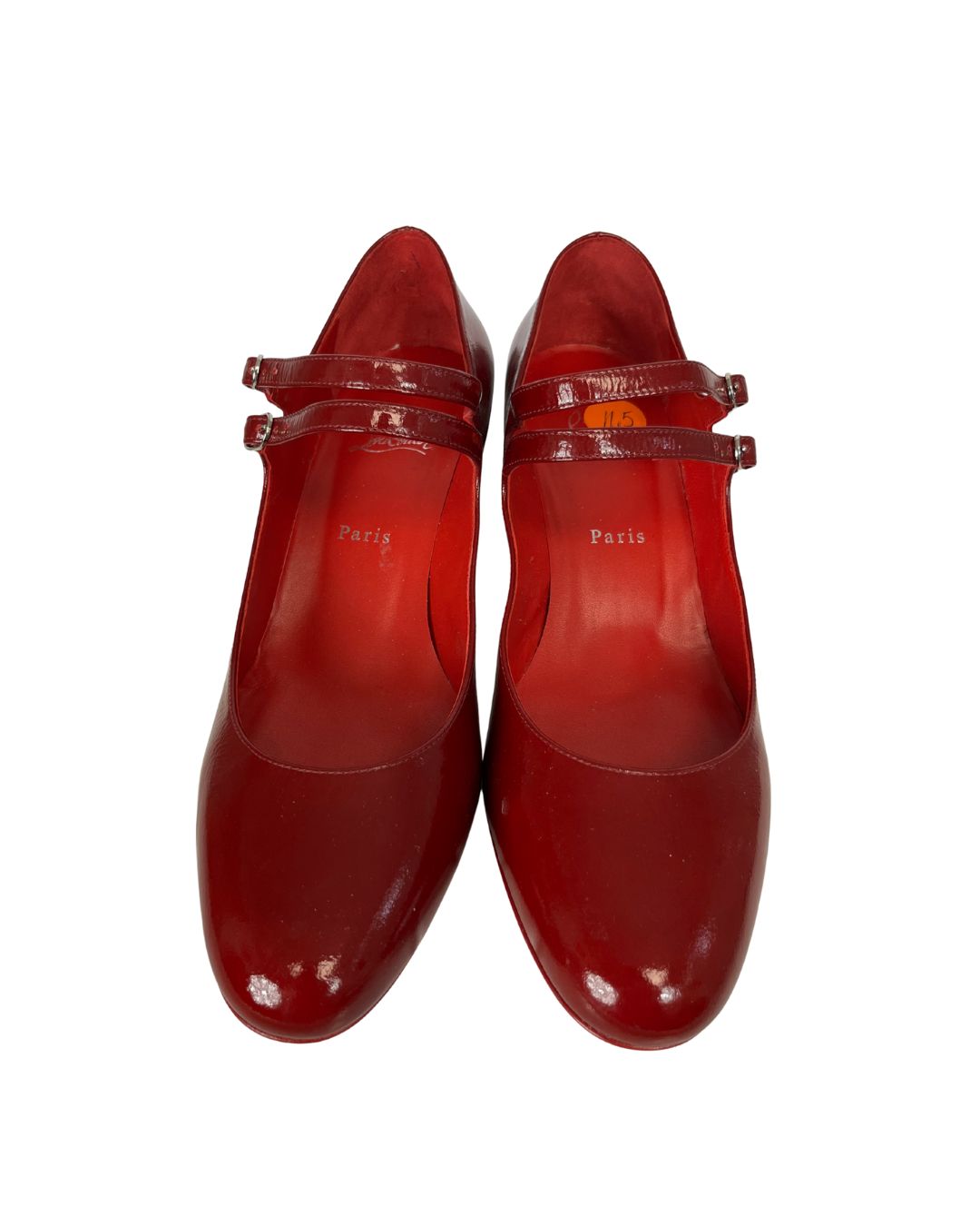 CHRISTIAN LOUBOUTIN Miss Jane Patent Leather Pumps