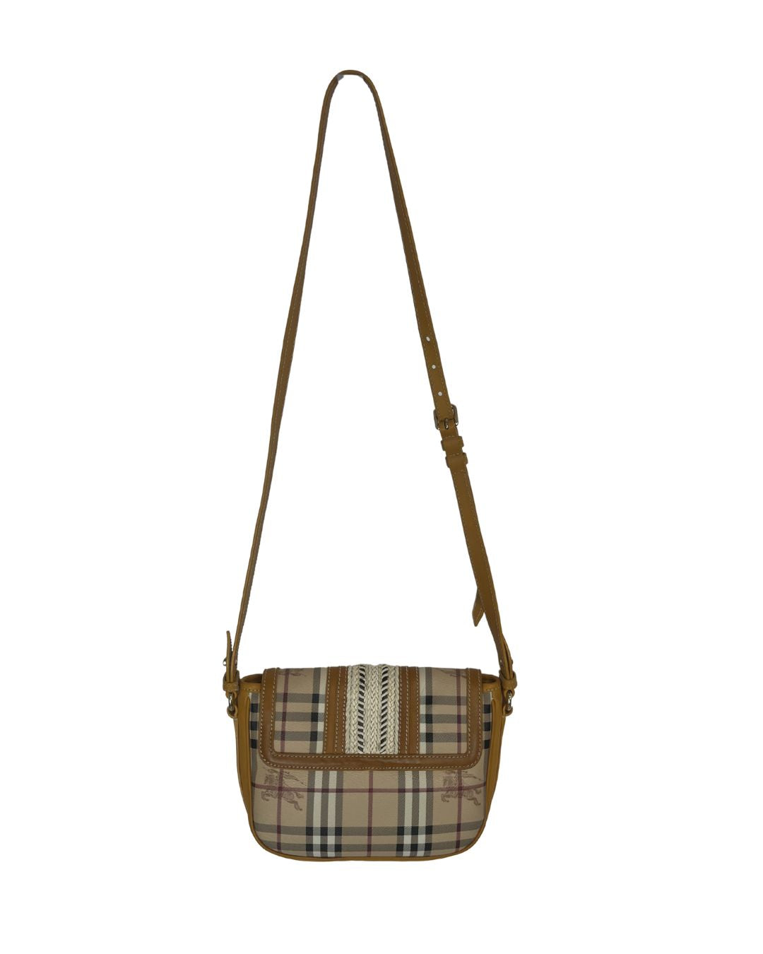 BURBERRY Haymarket Check Crossbody Bag