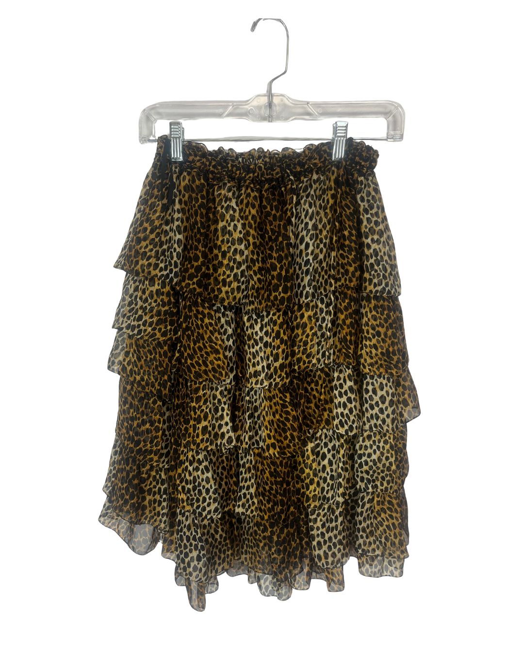 DOLCE & GABBANA Leopard Print Skirt