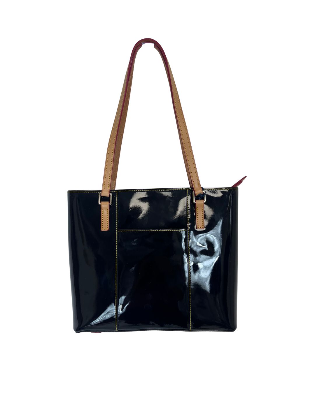 DOONEY & BOURKE Lexington Black Leather Shoulder Tote Bag